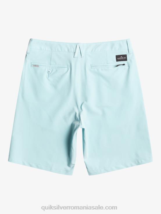 cer albastru pantaloni scurți hibrid ocean union amphibian 20 XT6B145 bărbați Quiksilver