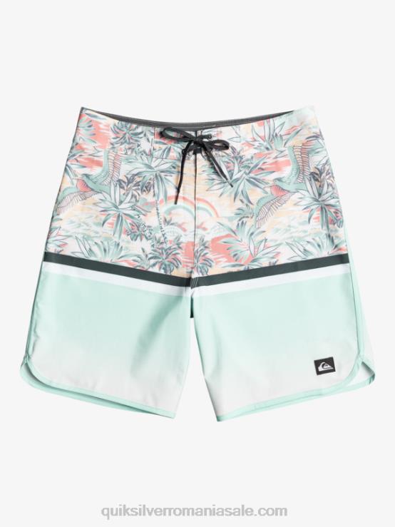 cer albastru surfsilk division scallop 19 boardshorts XT6B1396 bărbați Quiksilver