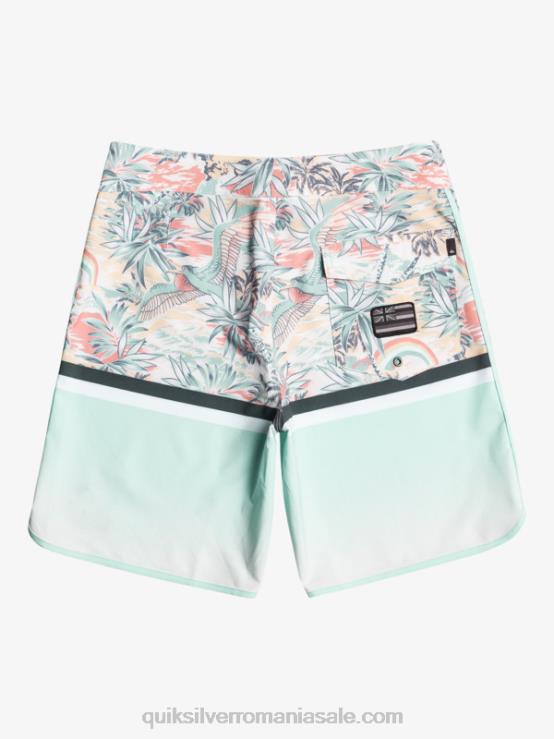 cer albastru surfsilk division scallop 19 boardshorts XT6B1396 bărbați Quiksilver
