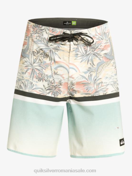 cer albastru surfsilk division scallop 19 boardshorts XT6B1396 bărbați Quiksilver