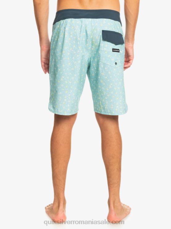 cer albastru surfsilk scallop 19 boardshorts XT6B220 bărbați Quiksilver