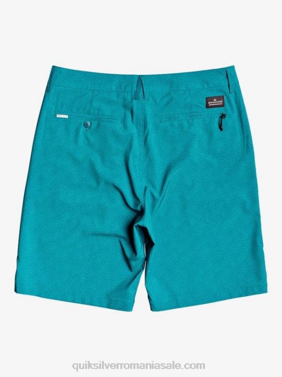 coral albastru pantaloni scurți hibrid union heather amphibian 20 XT6B1588 bărbați Quiksilver