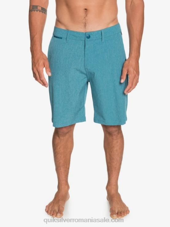 coral albastru pantaloni scurți hibrid union heather amphibian 20 XT6B1588 bărbați Quiksilver