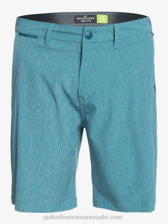 coral albastru pantaloni scurți hibrid union heather amphibian 20 XT6B1588 bărbați Quiksilver