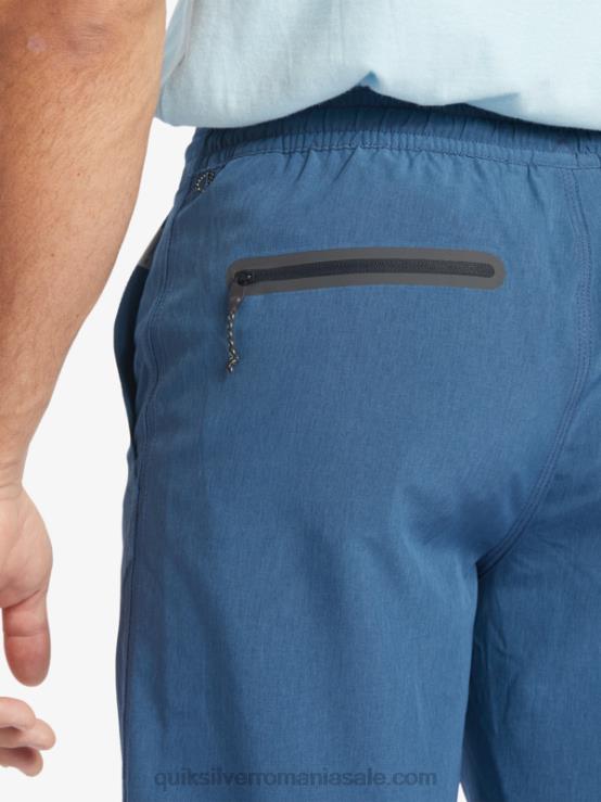 ensign albastru waterman suva 20 amphibian boardshorts XT6B779 bărbați Quiksilver