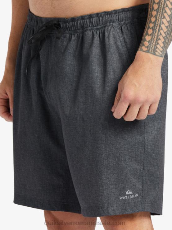 erica neagră waterman after surf stretch 20 amphibian boardshorts XT6B956 bărbați Quiksilver