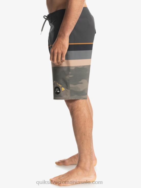 frunza de strugure surfsilk faded stripe 20 boardshorts XT6B1603 bărbați Quiksilver