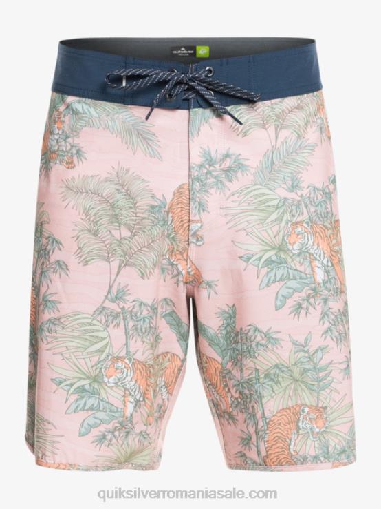 g-land trandafir voalat boardshorts hempstretch scallop 19 XT6B1744 bărbați Quiksilver