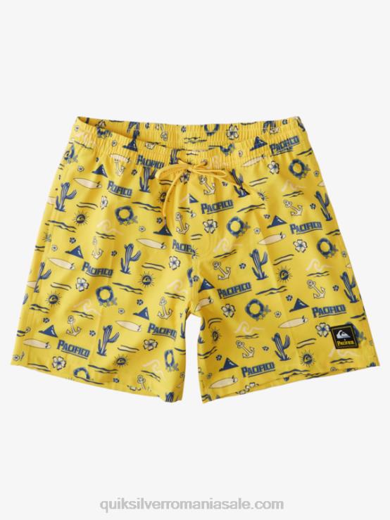galben pacific quik vole 17 salve XT6B1763 bărbați Quiksilver x Pacifico