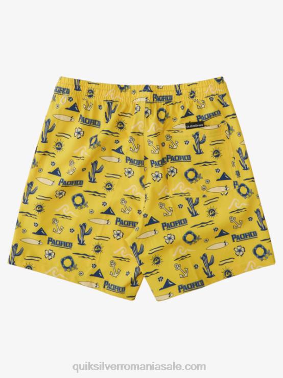 galben pacific quik vole 17 salve XT6B1763 bărbați Quiksilver x Pacifico