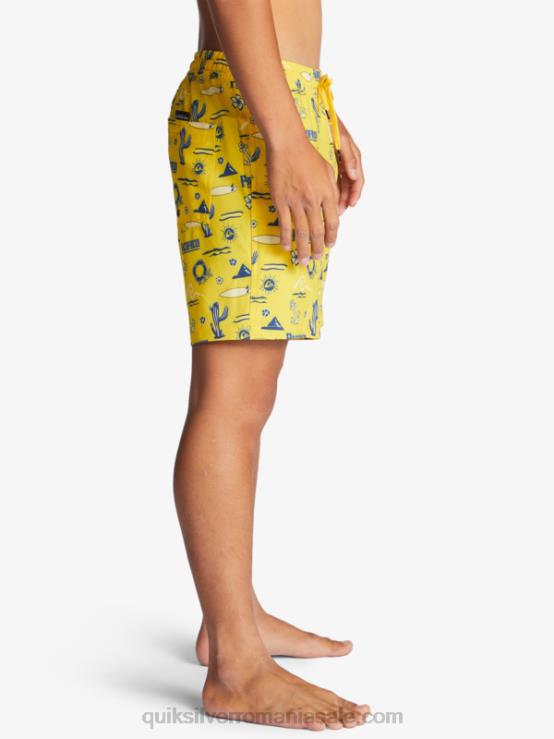 galben pacific quik vole 17 salve XT6B1763 bărbați Quiksilver x Pacifico