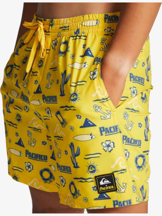 galben pacific quik vole 17 salve XT6B1763 bărbați Quiksilver x Pacifico
