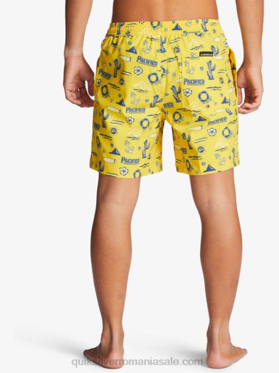 galben pacific quik vole 17 salve XT6B1763 bărbați Quiksilver x Pacifico