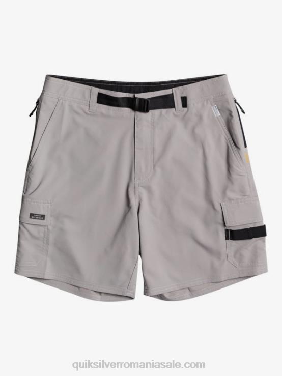 gri clopotniță pantaloni scurți waterman azimuth amphibian 18 XT6B789 bărbați Quiksilver