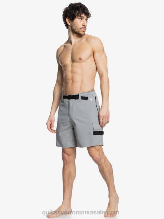 gri clopotniță pantaloni scurți waterman azimuth amphibian 18 XT6B789 bărbați Quiksilver