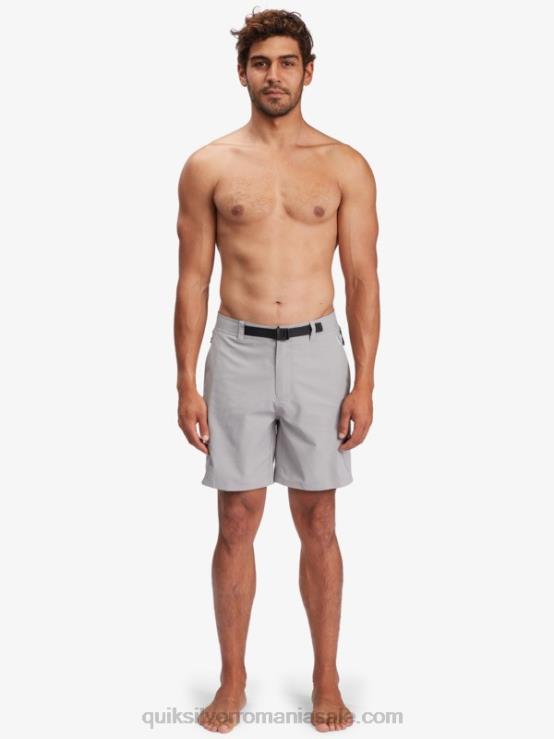gri clopotniță pantaloni scurți waterman azimuth amphibian 18 XT6B789 bărbați Quiksilver