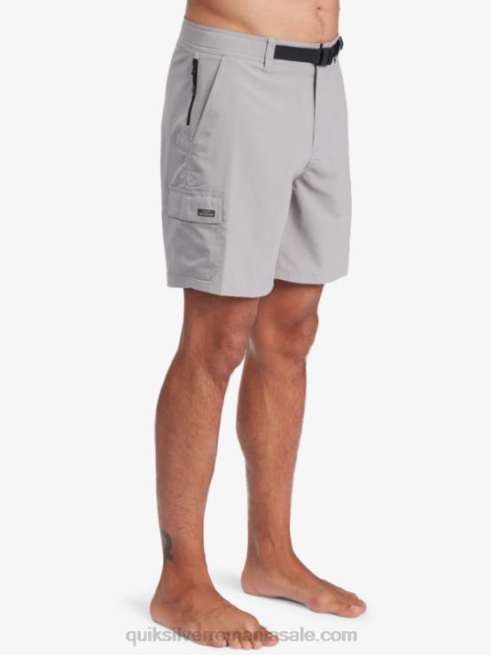 gri clopotniță pantaloni scurți waterman azimuth amphibian 18 XT6B789 bărbați Quiksilver