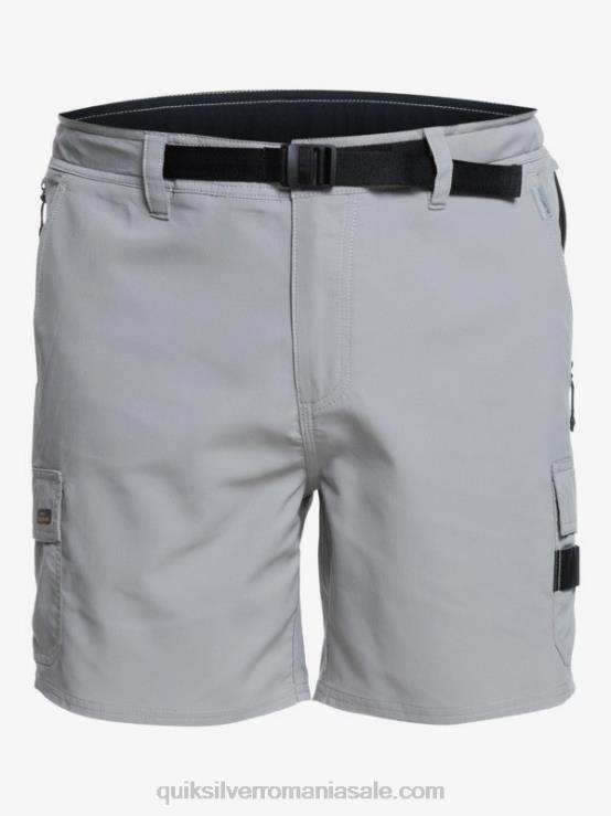 gri clopotniță pantaloni scurți waterman azimuth amphibian 18 XT6B789 bărbați Quiksilver