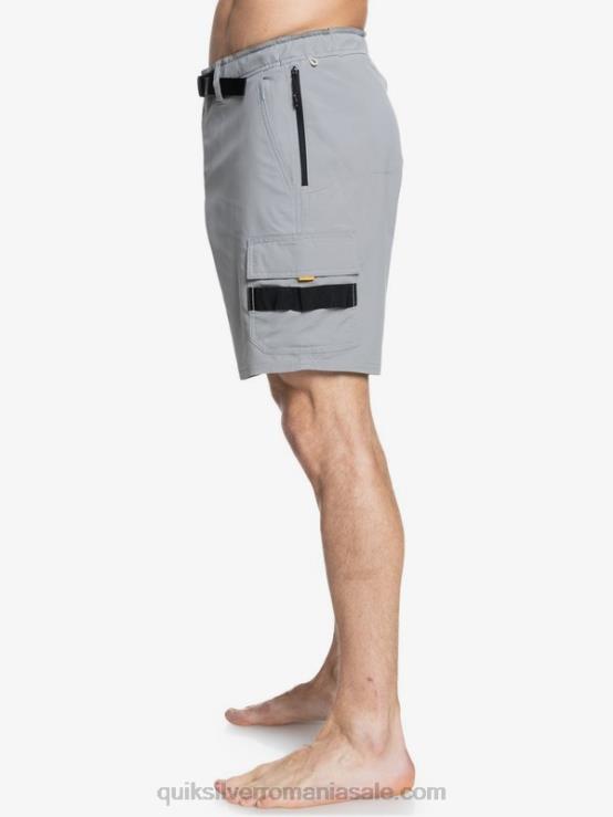 gri clopotniță pantaloni scurți waterman azimuth amphibian 18 XT6B789 bărbați Quiksilver
