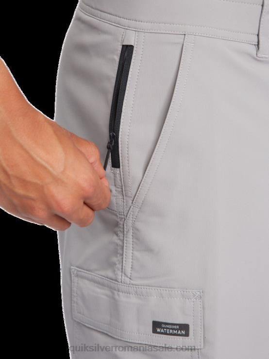 gri clopotniță pantaloni scurți waterman azimuth amphibian 18 XT6B789 bărbați Quiksilver