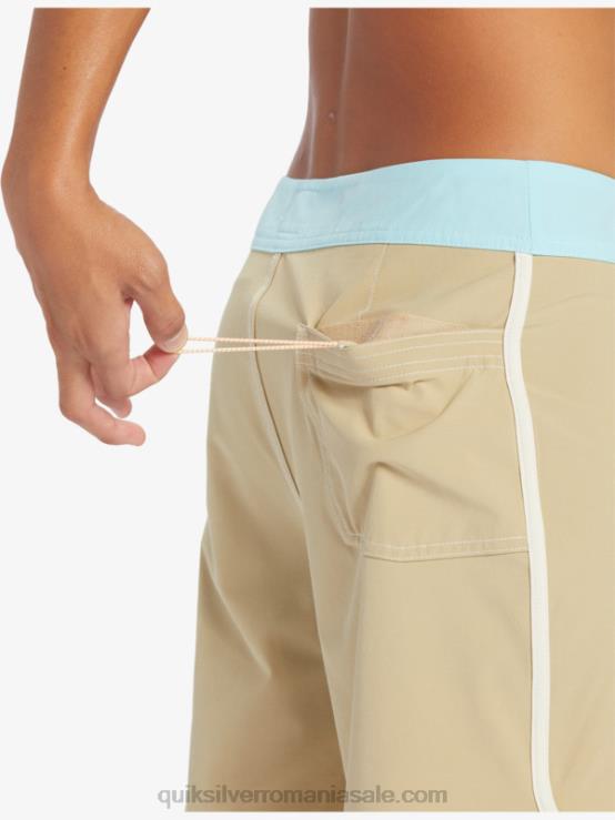 gri măsliniu original scallop 18 boardshorts XT6B91 bărbați Quiksilver