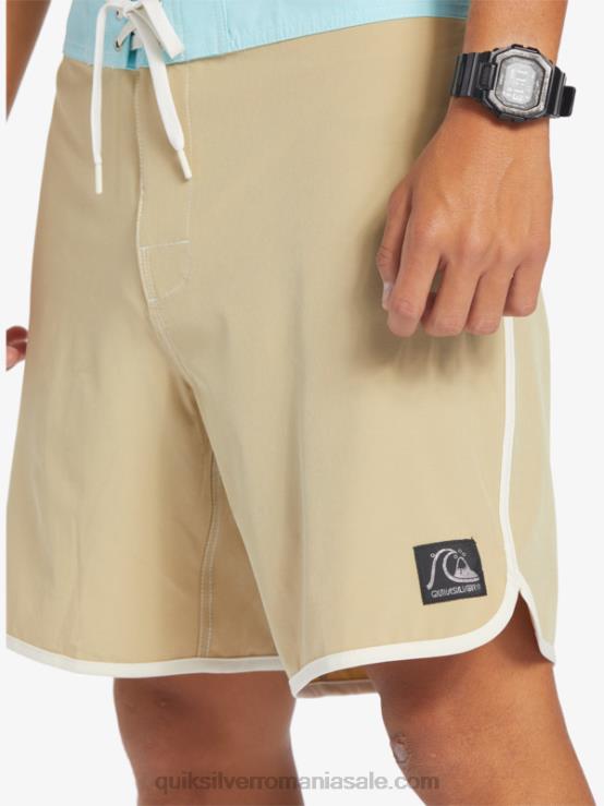 gri măsliniu original scallop 18 boardshorts XT6B91 bărbați Quiksilver