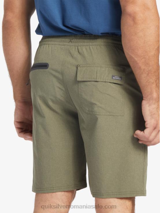 măslin prăfuit waterman suva 20 amphibian boardshorts XT6B782 bărbați Quiksilver