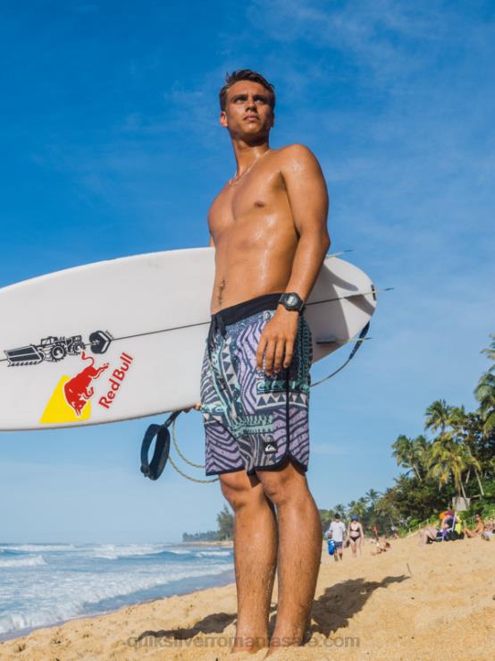 marina de la miezul nopții highlite scallop 19 boardshorts XT6B36 bărbați Quiksilver