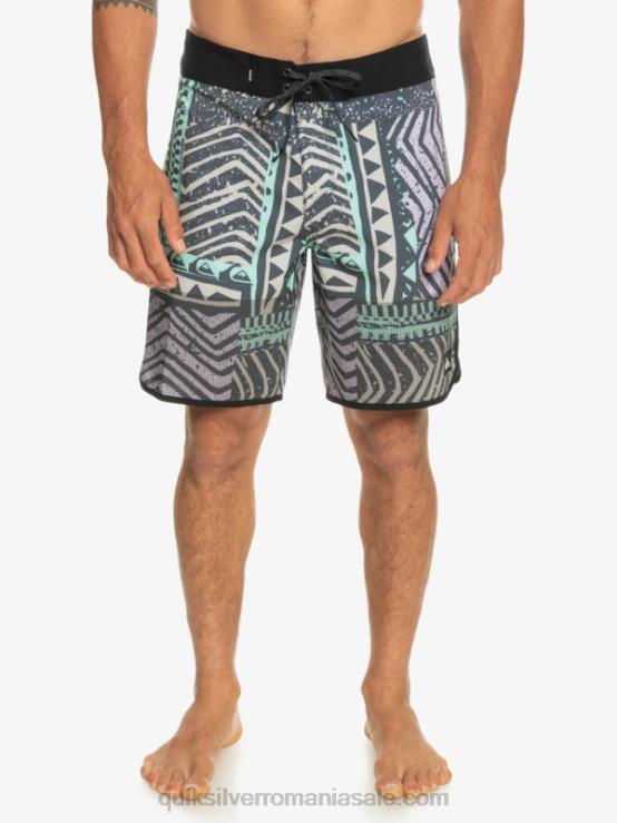 marina de la miezul nopții highlite scallop 19 boardshorts XT6B36 bărbați Quiksilver