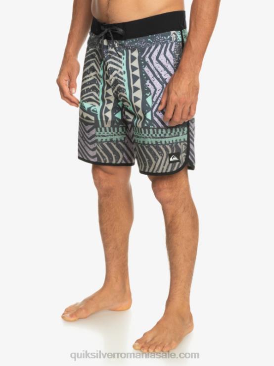marina de la miezul nopții highlite scallop 19 boardshorts XT6B36 bărbați Quiksilver