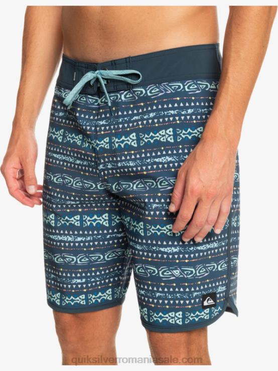 marina de la miezul nopții surfsilk scallop 19 boardshorts XT6B221 bărbați Quiksilver
