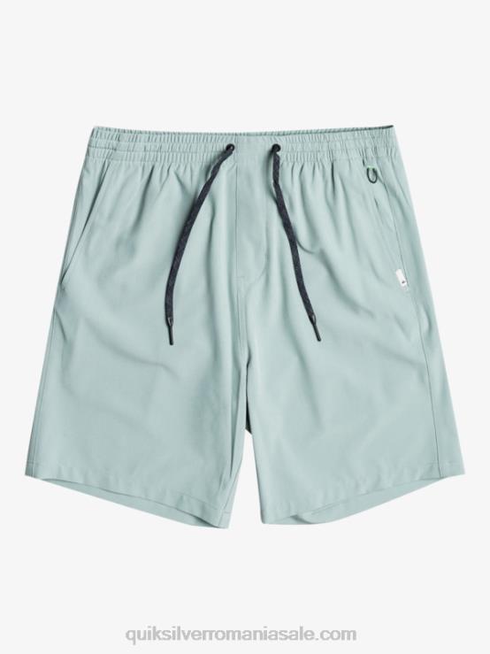 mediu verde pantaloni scurți elastic ocean 18 amfibieni XT6B352 bărbați Quiksilver