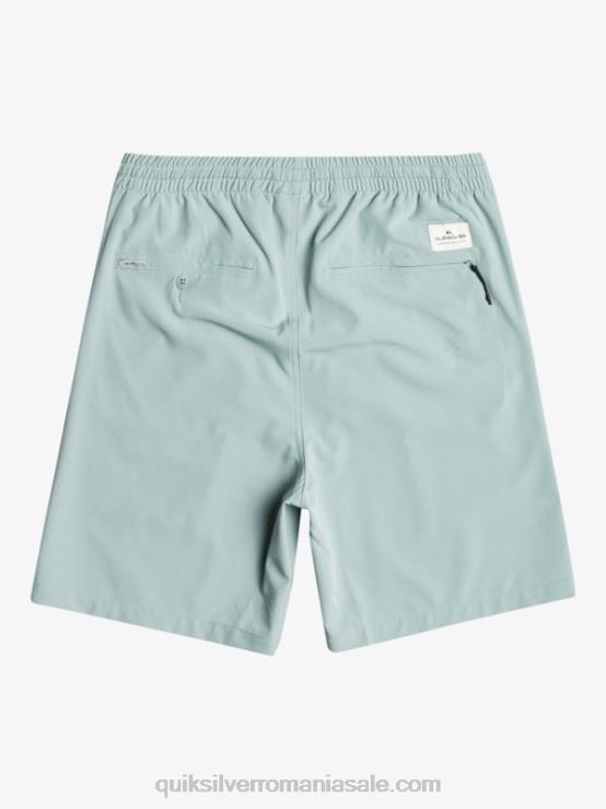 mediu verde pantaloni scurți elastic ocean 18 amfibieni XT6B352 bărbați Quiksilver