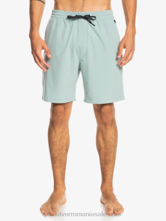 mediu verde pantaloni scurți elastic ocean 18 amfibieni XT6B352 bărbați Quiksilver
