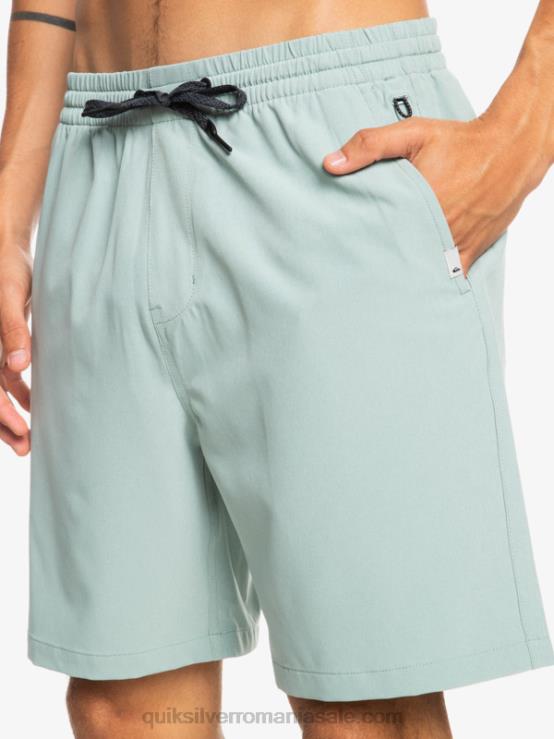 mediu verde pantaloni scurți elastic ocean 18 amfibieni XT6B352 bărbați Quiksilver