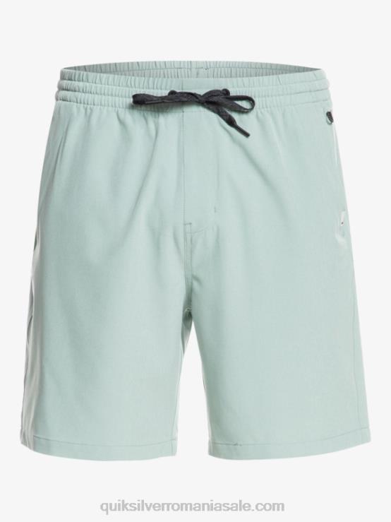 mediu verde pantaloni scurți elastic ocean 18 amfibieni XT6B352 bărbați Quiksilver