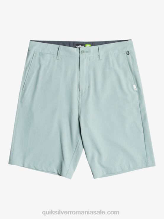 mediu verde pantaloni scurți hibrid ocean union amphibian 20 XT6B144 bărbați Quiksilver