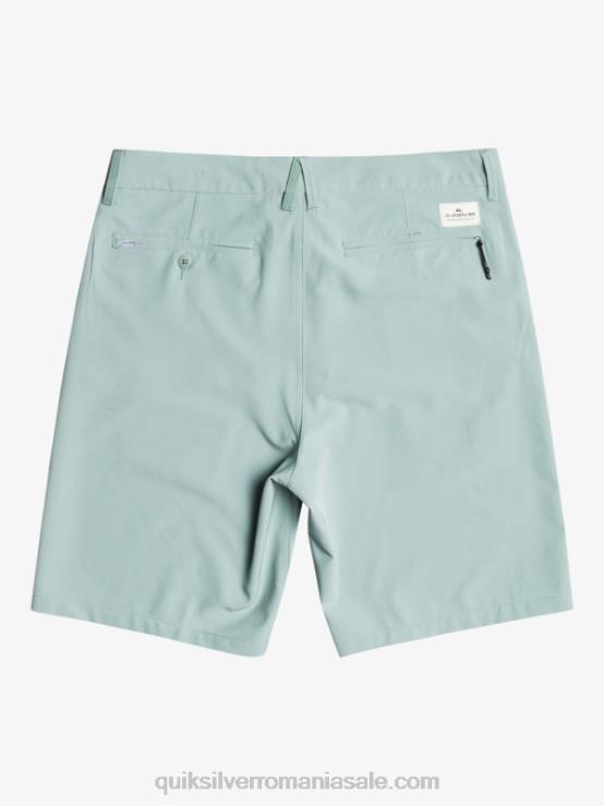 mediu verde pantaloni scurți hibrid ocean union amphibian 20 XT6B144 bărbați Quiksilver