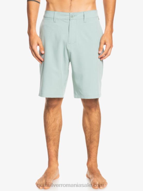 mediu verde pantaloni scurți hibrid ocean union amphibian 20 XT6B144 bărbați Quiksilver