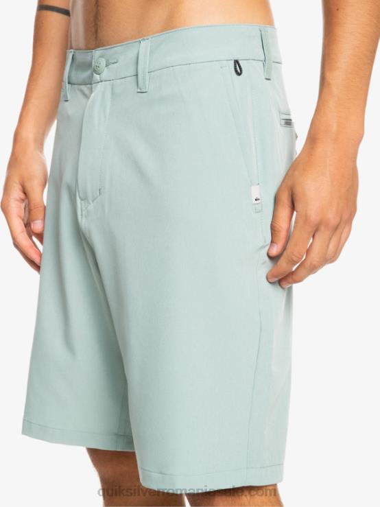 mediu verde pantaloni scurți hibrid ocean union amphibian 20 XT6B144 bărbați Quiksilver