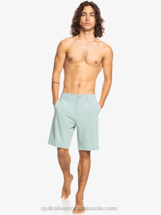 mediu verde pantaloni scurți hibrid ocean union amphibian 20 XT6B144 bărbați Quiksilver