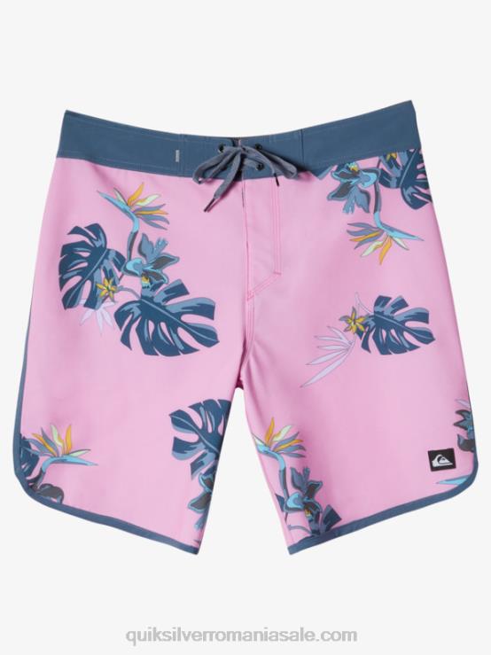 moonlit mov surfsilk scallop 19 boardshorts XT6B217 bărbați Quiksilver