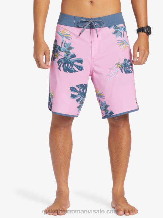 moonlit mov surfsilk scallop 19 boardshorts XT6B217 bărbați Quiksilver