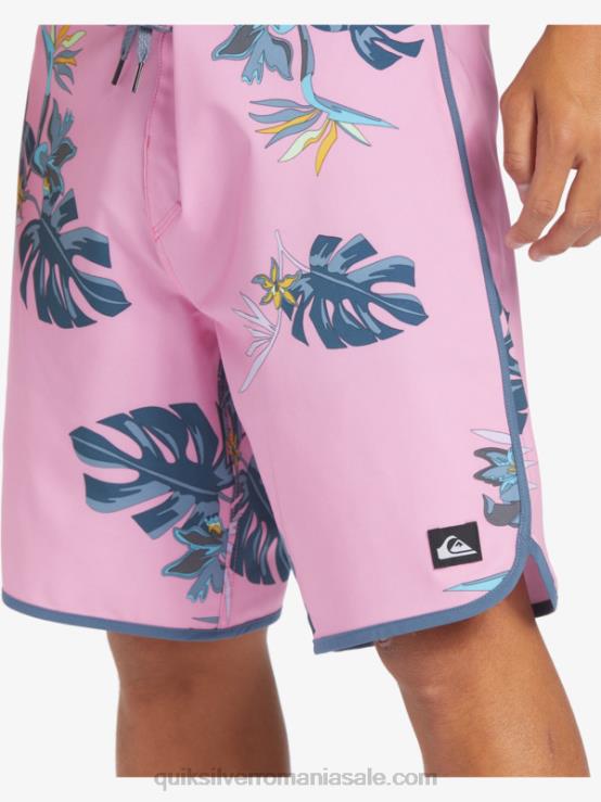 moonlit mov surfsilk scallop 19 boardshorts XT6B217 bărbați Quiksilver