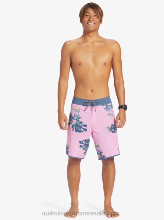 moonlit mov surfsilk scallop 19 boardshorts XT6B217 bărbați Quiksilver
