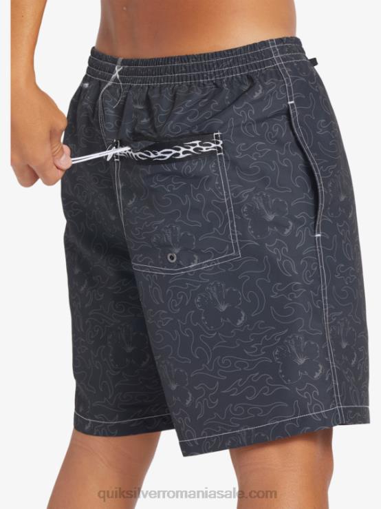 negru Saturn 18 salve XT6B583 bărbați Quiksilver