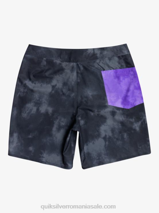negru Surfsilk acid wash 18 boardshorts XT6B1747 bărbați Quiksilver