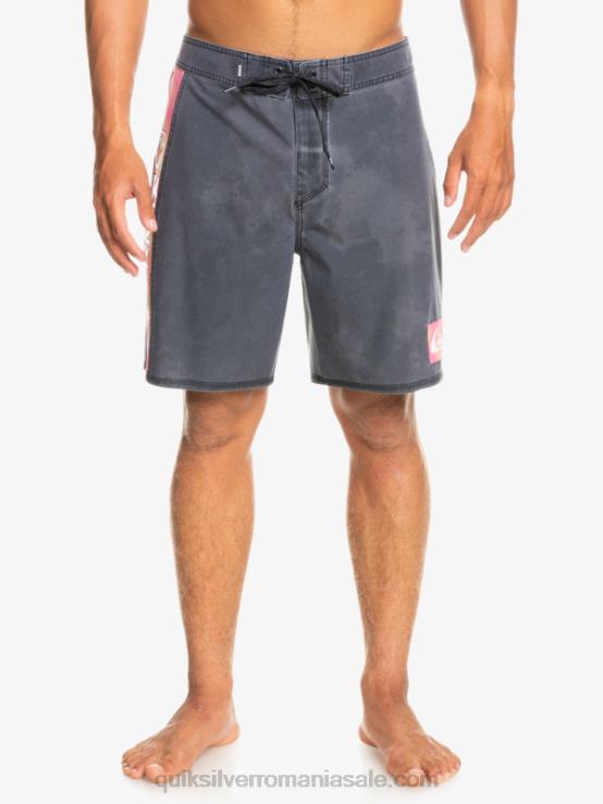 negru Surfsilk acid wash 18 boardshorts XT6B1747 bărbați Quiksilver