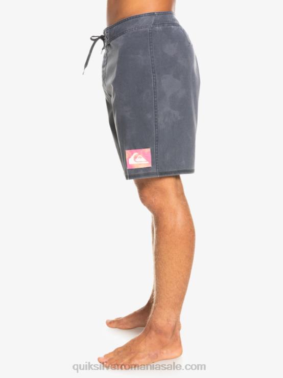 negru Surfsilk acid wash 18 boardshorts XT6B1747 bărbați Quiksilver