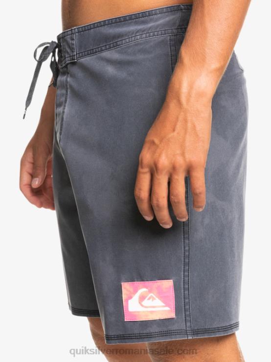negru Surfsilk acid wash 18 boardshorts XT6B1747 bărbați Quiksilver